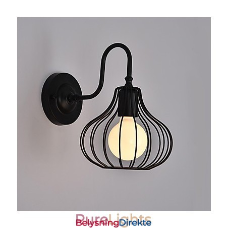 Maxtraditional Klassisk Rustikk Hyttemaling For Mini-Stil Omgivelseslys Vegglampe