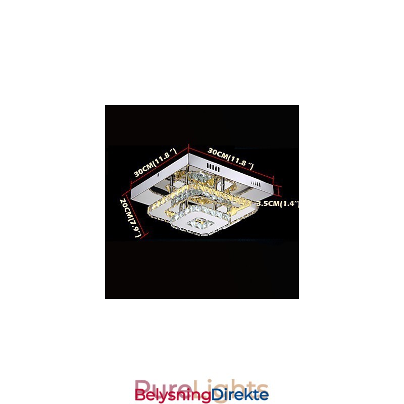 Krystalltaklamper, Innfelt, Klar Eller Ravfarget K9, For Innendørs Bruk, Ce