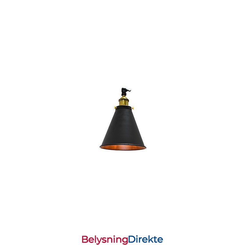 Buzz Paint Enkeltvegg Jernvegglampe Dum Svart Lyssabellampe På Vegg