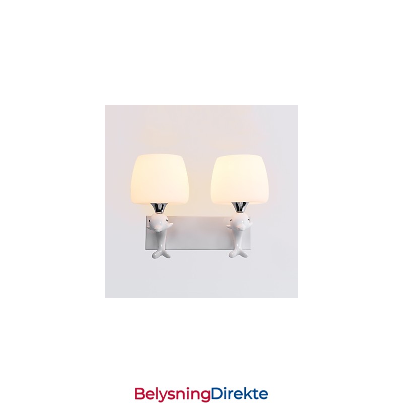 Moderne Samtidsmaleri Funksjon For Øyebeskyttelse Omgivelseslys Vegglampe Vegglampe