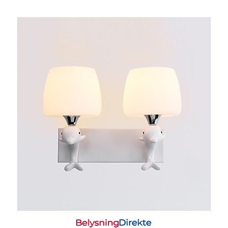 Moderne Samtidsmaleri Funksjon For Øyebeskyttelse Omgivelseslys Vegglampe Vegglampe