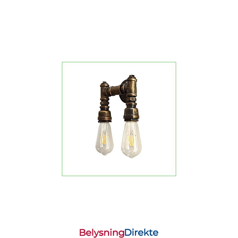 Rustikk Hytte Tradisjonell Klassisk Antikk Messingfunksjon For Omgivelseslys Vegglampe Vegglampe