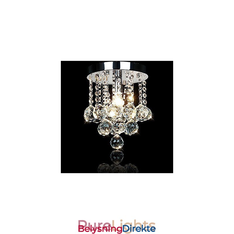 Moderne Samtids Tradisjonell Klassisk Landlig Krystall Krom Krystall Lysekrone Pendellampe