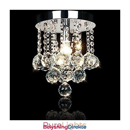 Moderne Samtids Tradisjonell Klassisk Landlig Krystall Krom Krystall Lysekrone Pendellampe