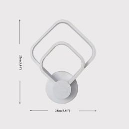 Integrert Moderne, Samtidsmalerfunksjon For Omgivelseslys Vegglampe Med Vegglampe