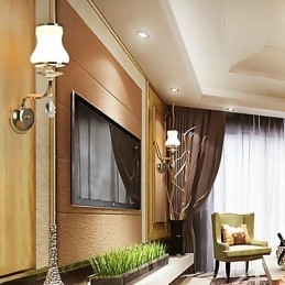 Moderne, Samtidskunstnerisk Galvanisert Funksjon For Krystall, Omgivelseslys, Vegglampe