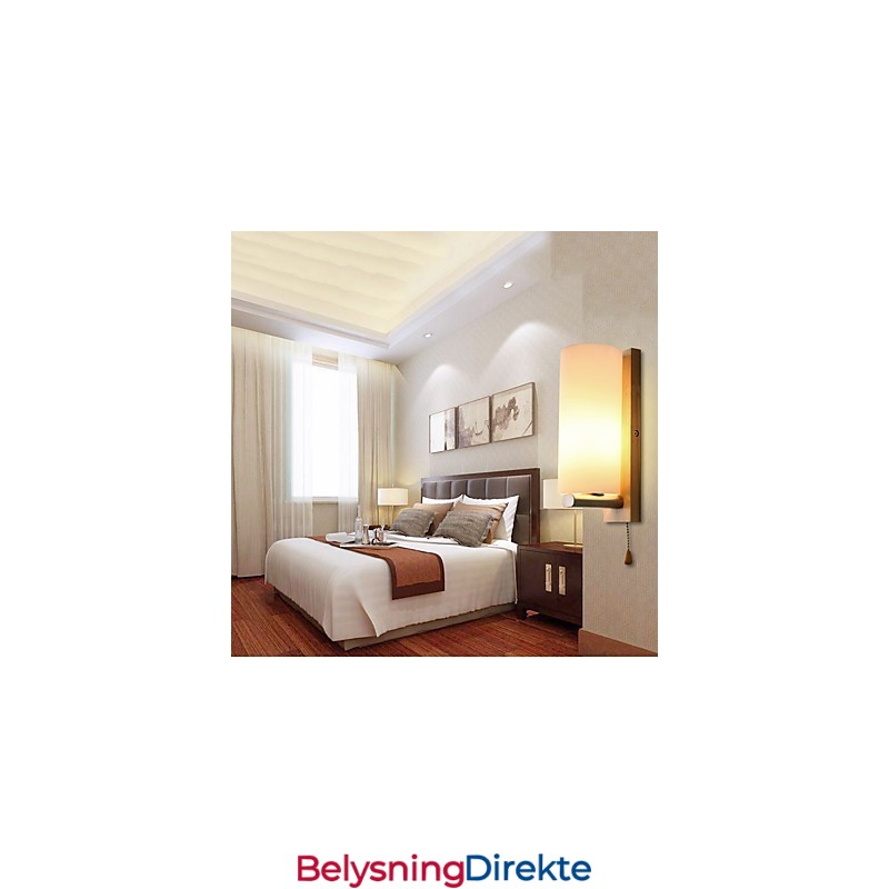 Moderne Samtidsmaleri Funksjon For Øyebeskyttelse Omgivelseslys Vegglampe Vegglampe