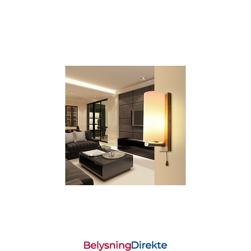 Moderne Samtidsmaleri Funksjon For Øyebeskyttelse Omgivelseslys Vegglampe Vegglampe