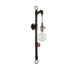 Vegglampe Vegglampe Veggjernsvegglampe Dum Black Lightsaber-Lampe På Veggen