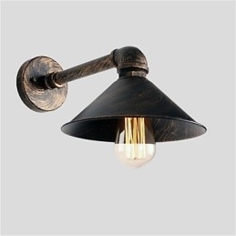 Vannrør Vegglamper Retro Industriell Stil Kreativ Landlig Metall Restaurant Kafé Barer Barbord Vegglamper