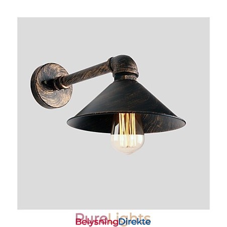 Vannrør Vegglamper Retro Industriell Stil Kreativ Landlig Metall Restaurant Kafé Barer Barbord Vegglamper