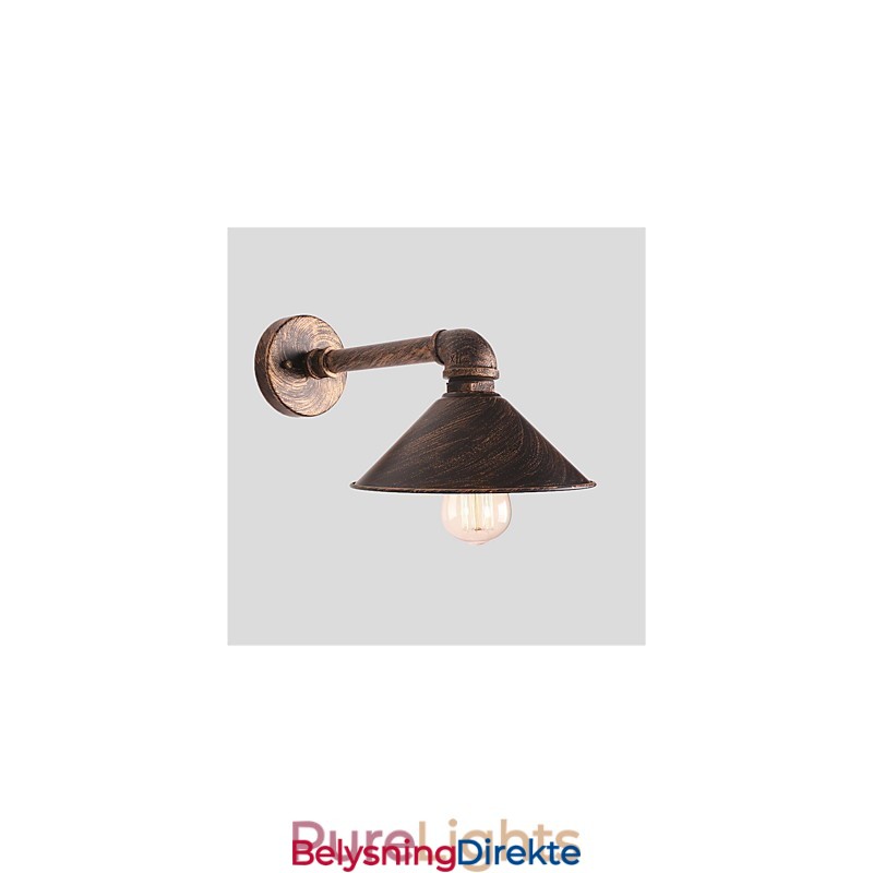 Vannrør Vegglamper Retro Industriell Stil Kreativ Landlig Metall Restaurant Kafé Barer Barbord Vegglamper
