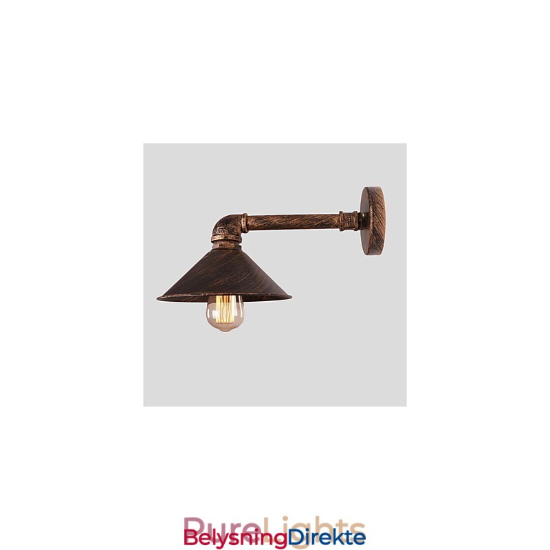 Vannrør Vegglamper Retro Industriell Stil Kreativ Landlig Metall Restaurant Kafé Barer Barbord Vegglamper