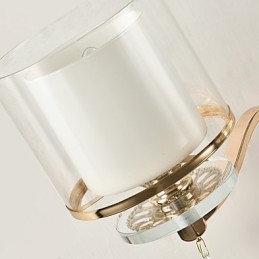 Moderne Samtids Galvanisert Funksjon For Øyebeskyttelse Omgivelseslys Vegglampe Vegglampe