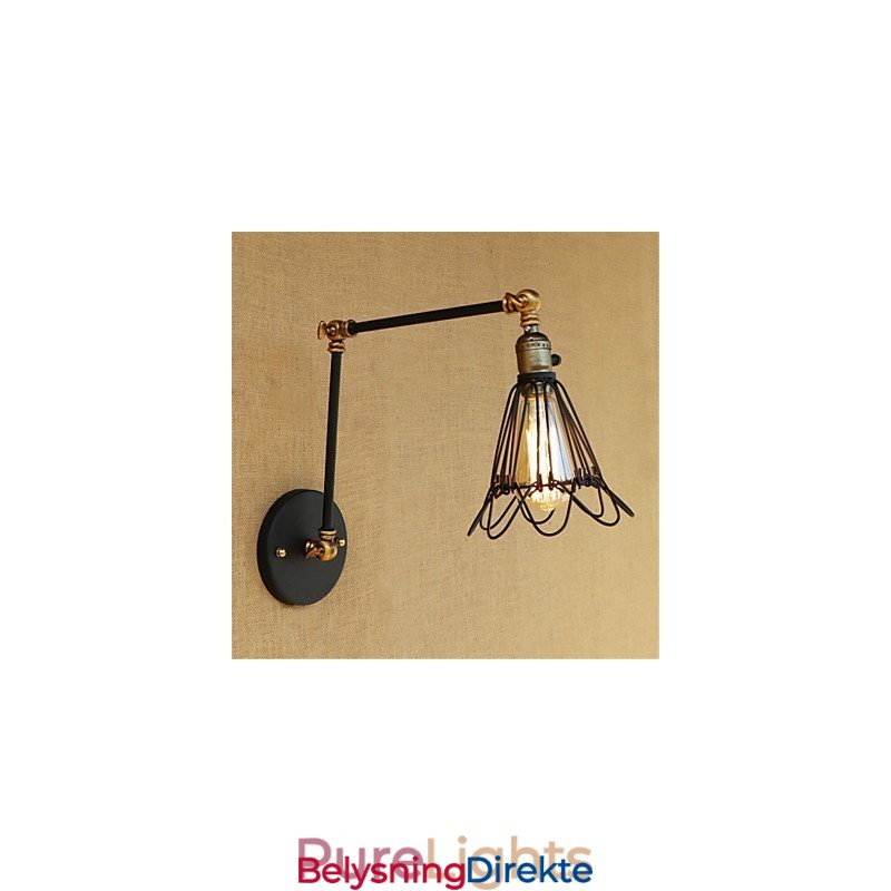 Rustikk Hytte, Landlig Retro-Maling For Mini-Svingarm, Omgivelseslyshuske