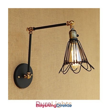 Rustikk Hytte, Landlig Retro-Maling For Mini-Svingarm, Omgivelseslyshuske