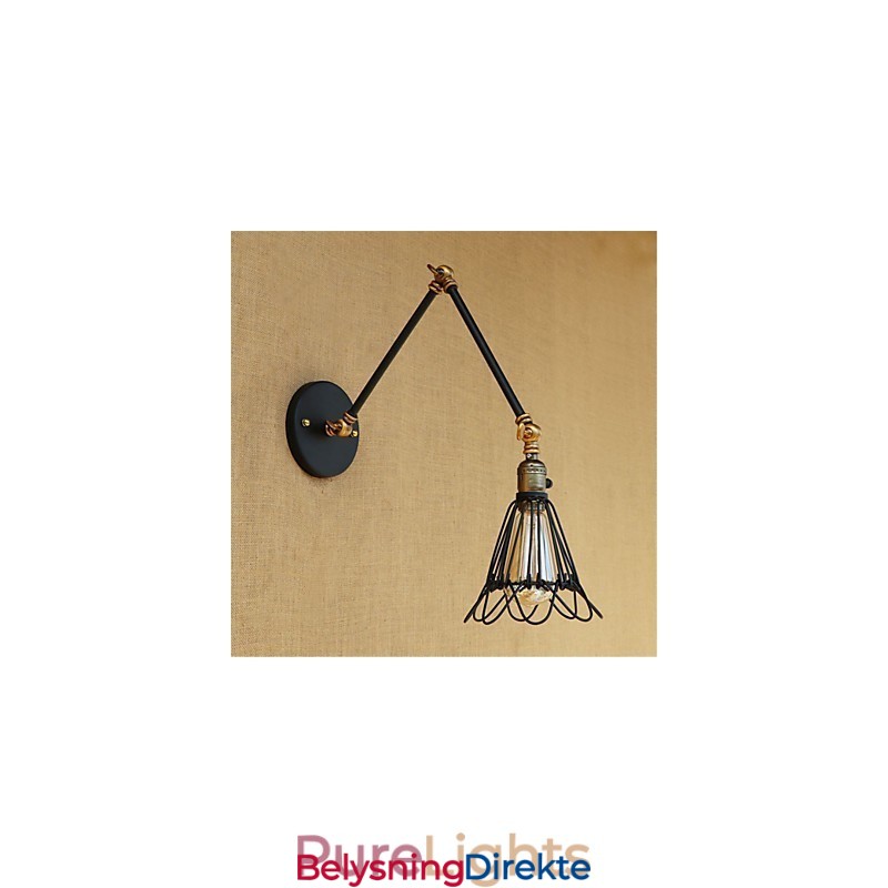 Rustikk Hytte, Landlig Retro-Maling For Mini-Svingarm, Omgivelseslyshuske