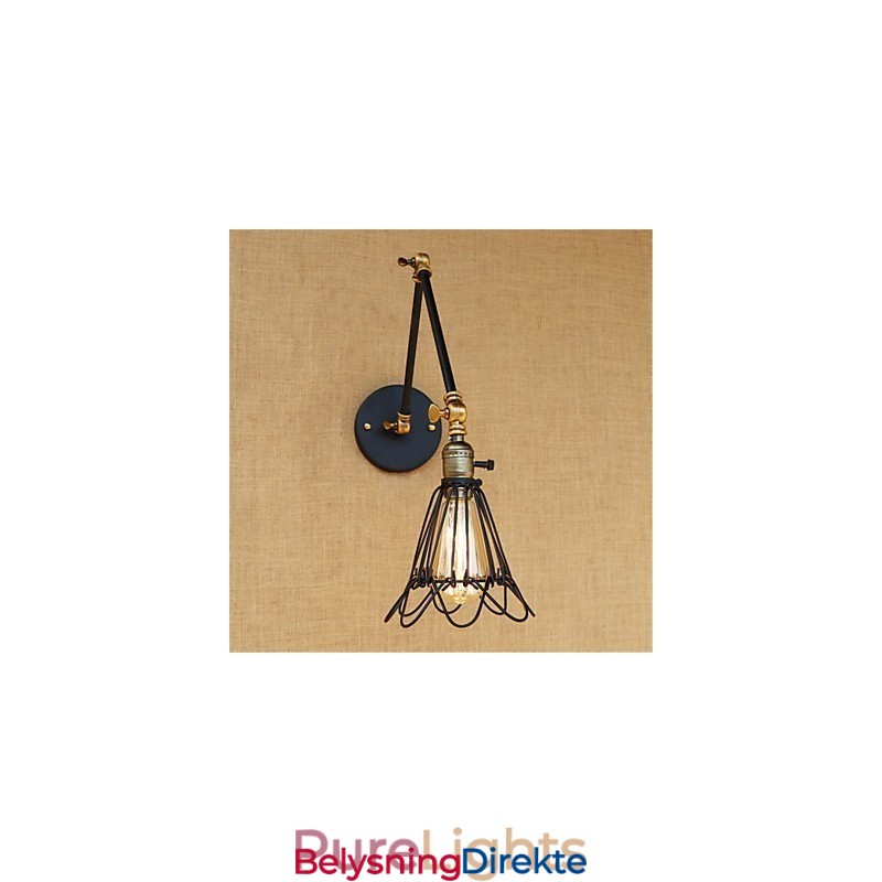 Rustikk Hytte, Landlig Retro-Maling For Mini-Svingarm, Omgivelseslyshuske