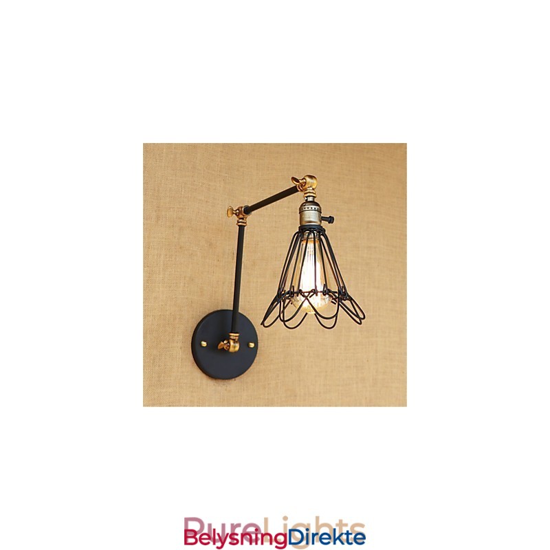 Rustikk Hytte, Landlig Retro-Maling For Mini-Svingarm, Omgivelseslyshuske