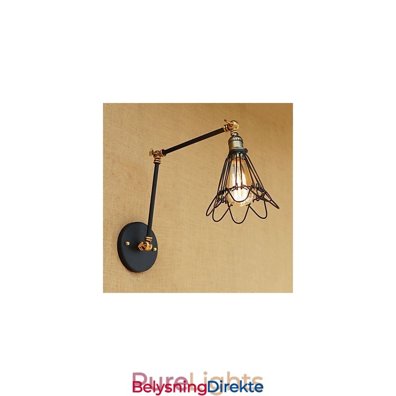 Rustikk Hytte, Landlig Retro-Maling For Mini-Svingarm, Omgivelseslyshuske