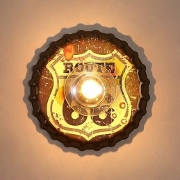 Tradisjonell Klassisk Rustikk Hyttelandlig Maling For Mini-Stil Omgivelseslys Vegglampe