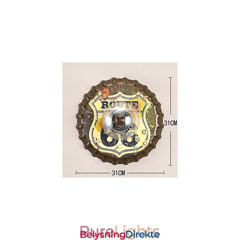 Tradisjonell Klassisk Rustikk Hyttelandlig Maling For Mini-Stil Omgivelseslys Vegglampe