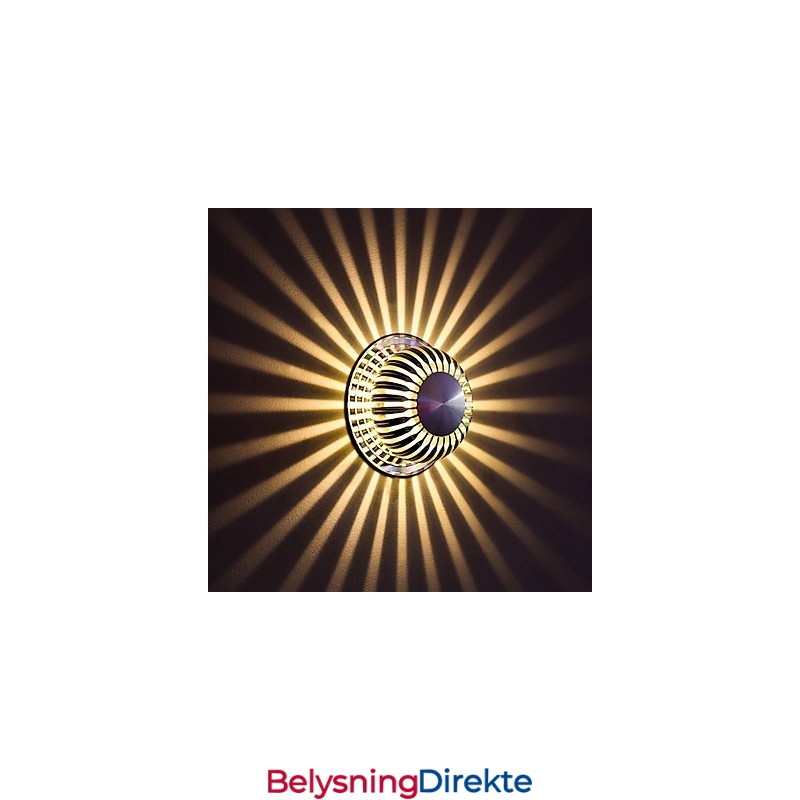 Moderne Lys Aluminiums Innfelt Vegglampe Dekorerer Vegglamper