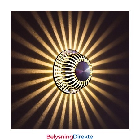 Moderne Lys Aluminiums Innfelt Vegglampe Dekorerer Vegglamper