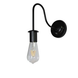 Vegglampetter Veggjern Vegglampe Dum Black Lightsaber-Lampe På Veggen