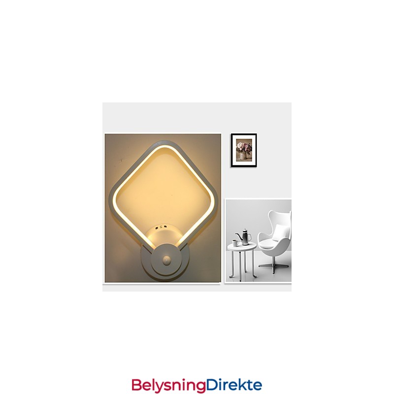 Enkel Moderne Soverom Nattbordslampe Vegglampe Kreativ Personlighet Trapper Aluminiumslampe