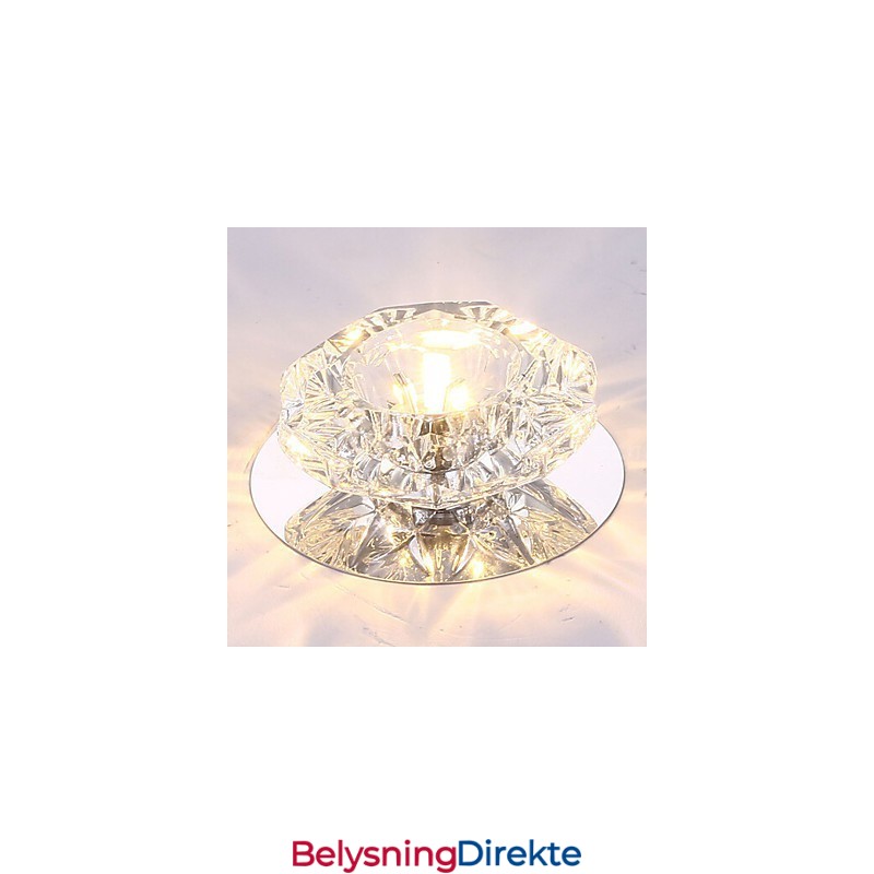 3W Energisparende Moderne Taklampe Krystall Taklampe Nedlyspære Lampe