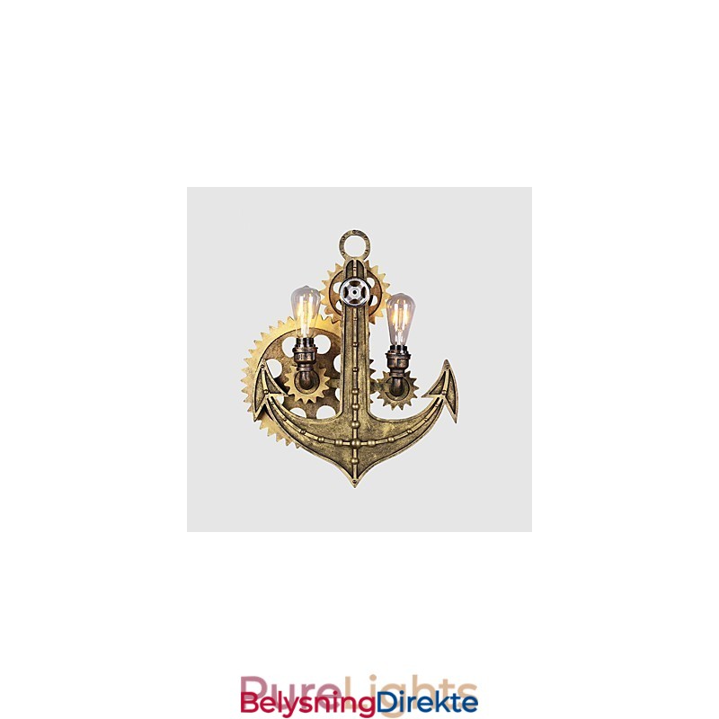 Vintage Industrielle Vegglamper I Treform, Kreative, Dreibare Lys, Restaurant, Kafé, Bar, Dekorasjonsbelysning