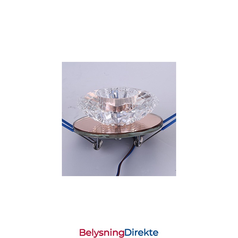 3W Energisparende Moderne Taklampe Krystall Taklampe Nedlyspære Lampe
