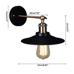 Loft Vegglampe Vintage Lys Vegglampe Lamparas Industriell Belysning Lampe Lamper Til Stue Soverom Boligbelysning