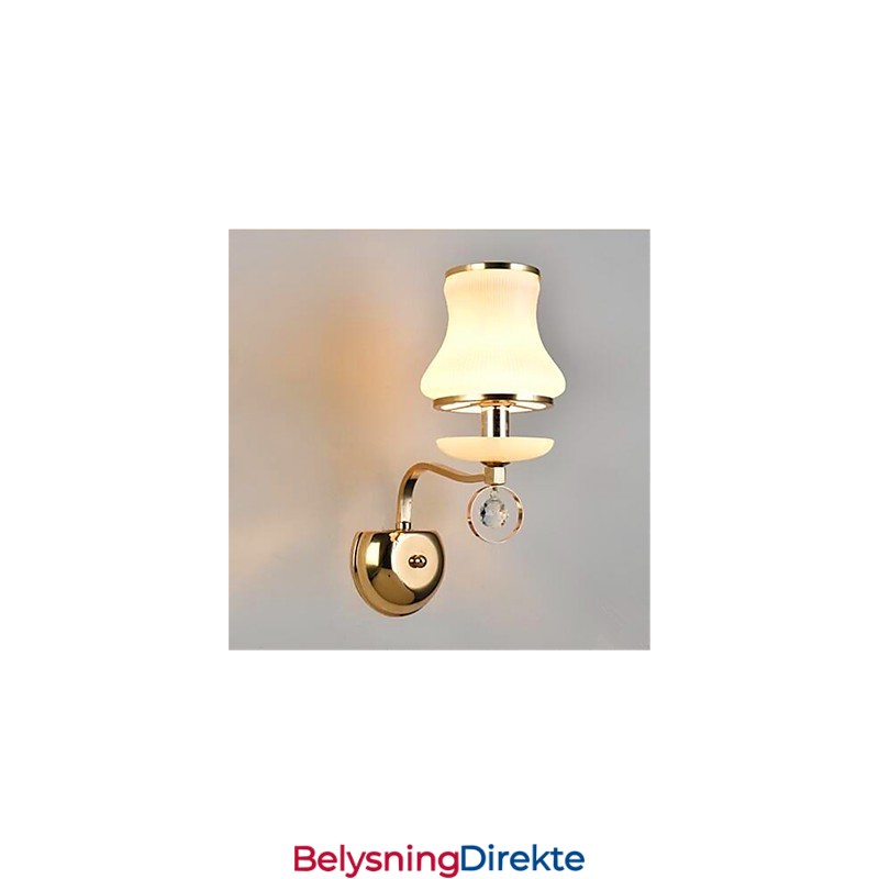 Moderne Og Moderne Galvanisert Funksjon For Krystall Mini-Stil Øyebeskyttelse Omgivelseslys Vegglamper