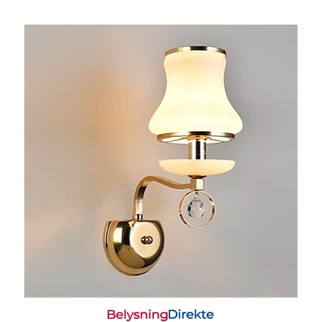 Moderne Og Moderne Galvanisert Funksjon For Krystall Mini-Stil Øyebeskyttelse Omgivelseslys Vegglamper