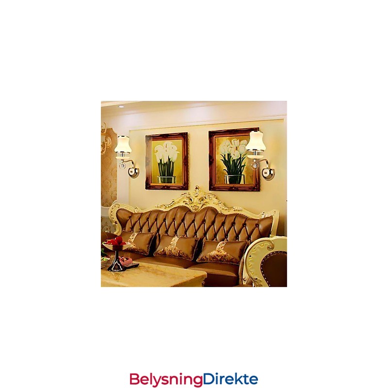 Moderne Og Moderne Galvanisert Funksjon For Krystall Mini-Stil Øyebeskyttelse Omgivelseslys Vegglamper