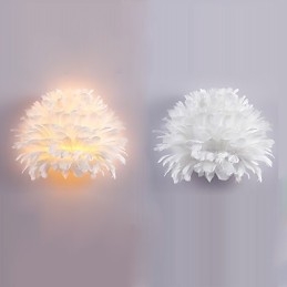 Fjærvegglamper Moderne Samtidsstil Soverom Hotell Vegglampe E14