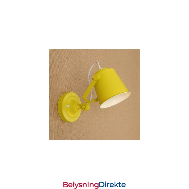 Malt Stålvegglampe Dum Svart Amerikansk Kaffedekorasjon Retro Vegglampe Lyssabellampe På Vegg