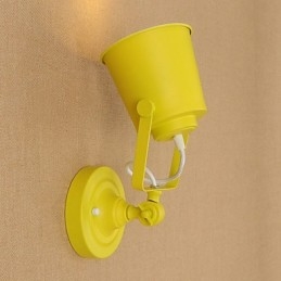 Malt Stålvegglampe Dum Svart Amerikansk Kaffedekorasjon Retro Vegglampe Lyssabellampe På Vegg
