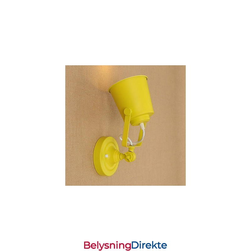 Malt Stålvegglampe Dum Svart Amerikansk Kaffedekorasjon Retro Vegglampe Lyssabellampe På Vegg