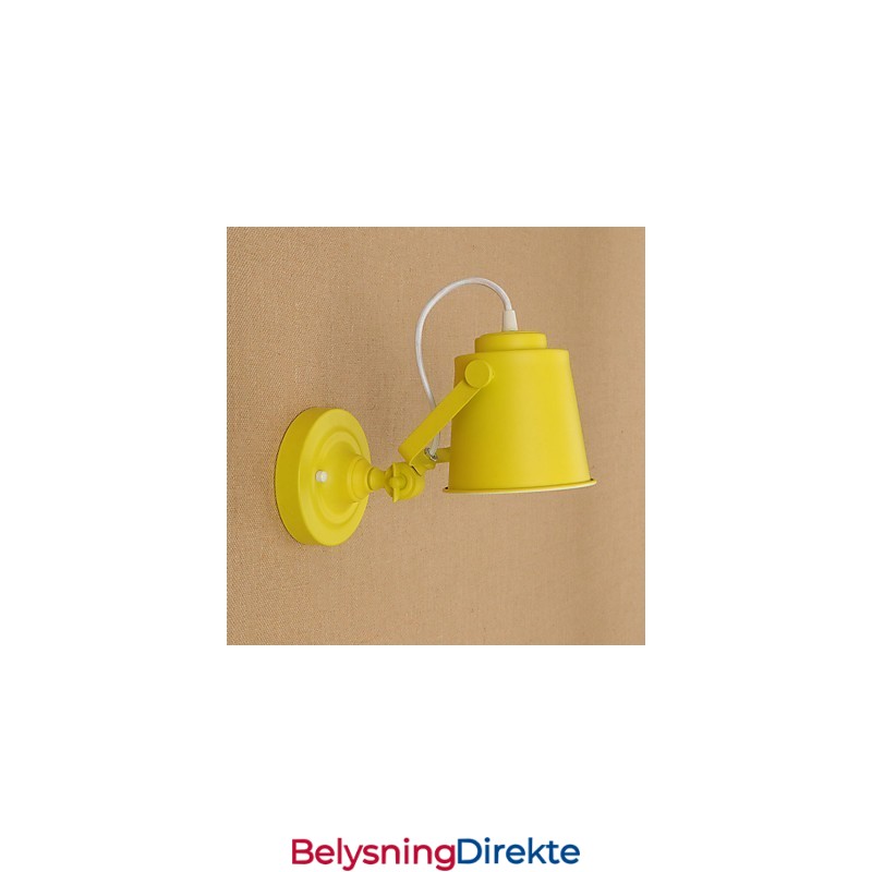 Malt Stålvegglampe Dum Svart Amerikansk Kaffedekorasjon Retro Vegglampe Lyssabellampe På Vegg