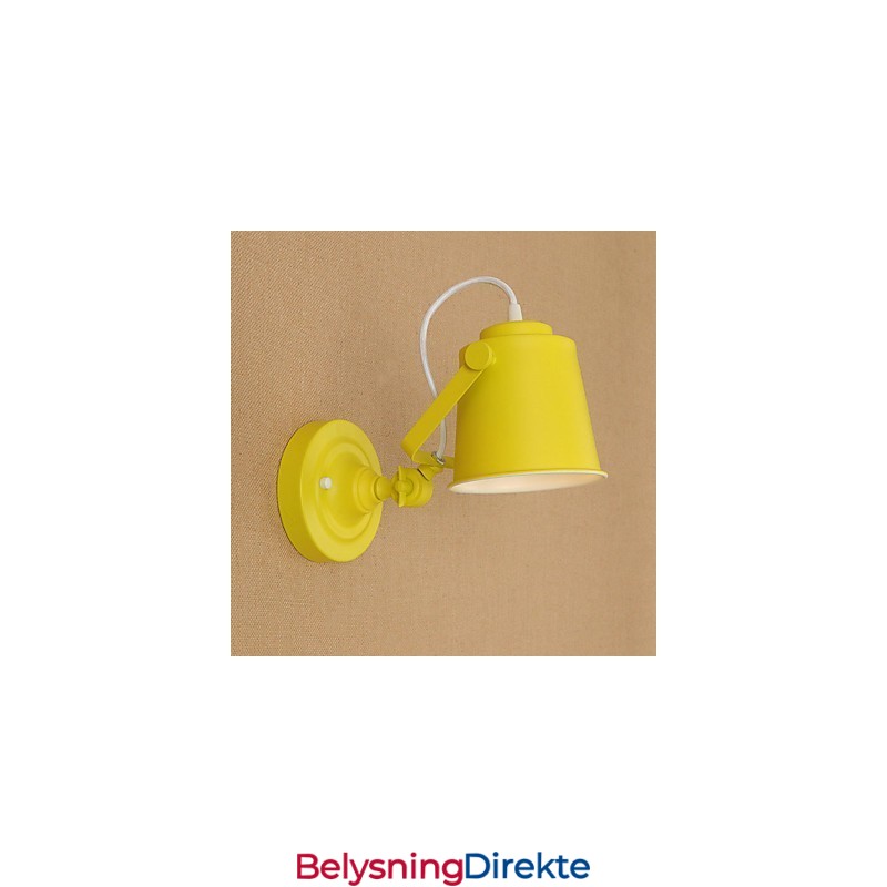 Malt Stålvegglampe Dum Svart Amerikansk Kaffedekorasjon Retro Vegglampe Lyssabellampe På Vegg