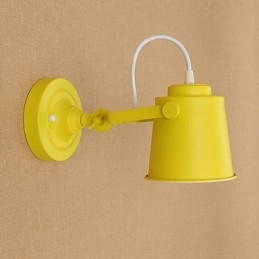 Malt Stålvegglampe Dum Svart Amerikansk Kaffedekorasjon Retro Vegglampe Lyssabellampe På Vegg