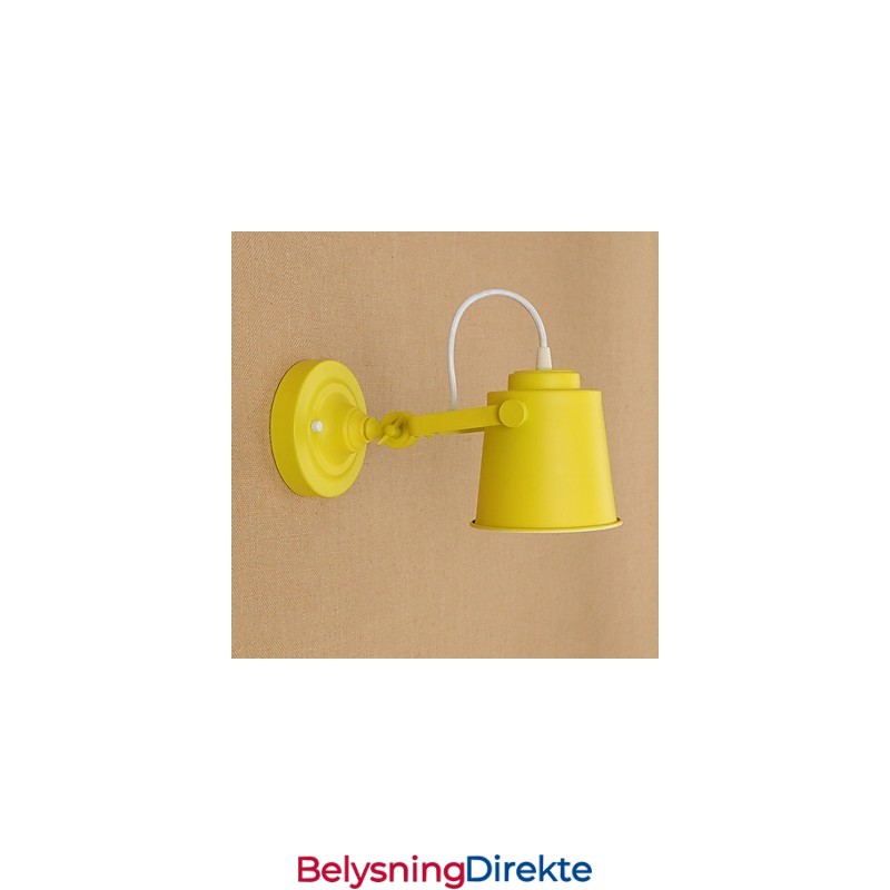 Malt Stålvegglampe Dum Svart Amerikansk Kaffedekorasjon Retro Vegglampe Lyssabellampe På Vegg