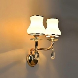 Moderne Og Moderne Galvanisert Funksjon For Krystall Mini-Stil Øyebeskyttelsesvegglamper