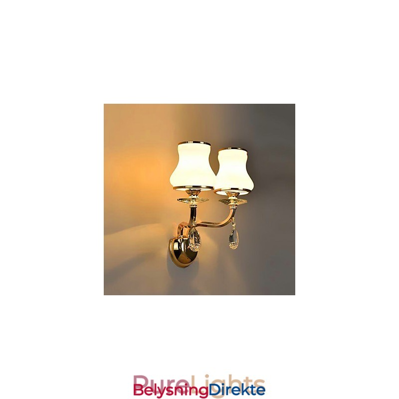 Moderne Og Moderne Galvanisert Funksjon For Krystall Mini-Stil Øyebeskyttelsesvegglamper