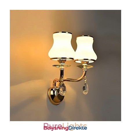 Moderne Og Moderne Galvanisert Funksjon For Krystall Mini-Stil Øyebeskyttelsesvegglamper