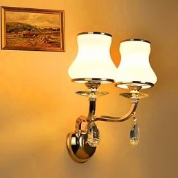 Moderne Og Moderne Galvanisert Funksjon For Krystall Mini-Stil Øyebeskyttelsesvegglamper