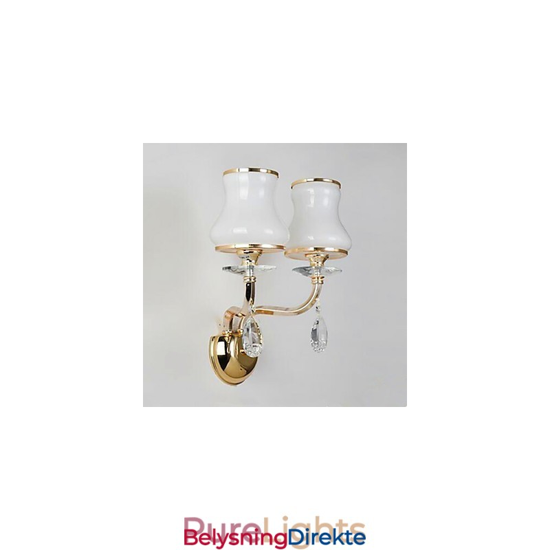 Moderne Og Moderne Galvanisert Funksjon For Krystall Mini-Stil Øyebeskyttelsesvegglamper